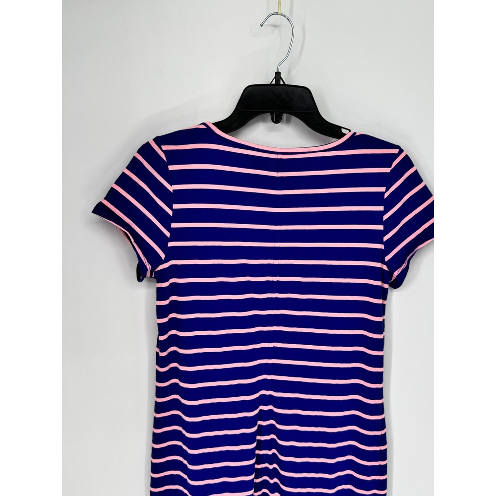 Lilly Pulitzer T-Shirt Dress Womens Size M Blue Pink Striped NWOT Mini Stretch - Picture 8 of 12